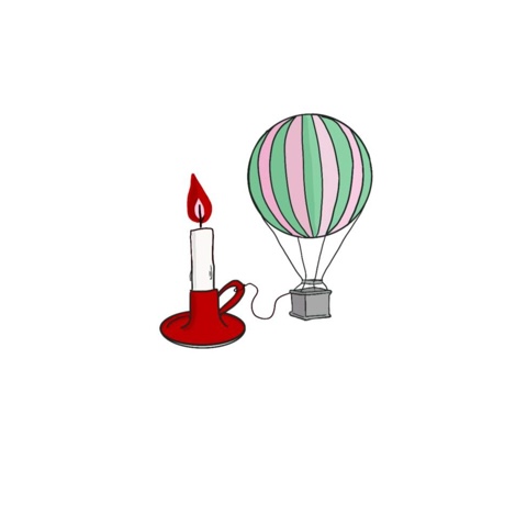 Candle & Balloon